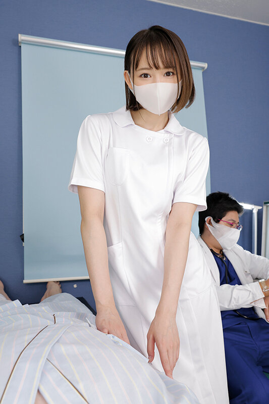 【VR】マスク美女の看護師に退院するまで見つめられ、射精させられる入院生活。 14枚目