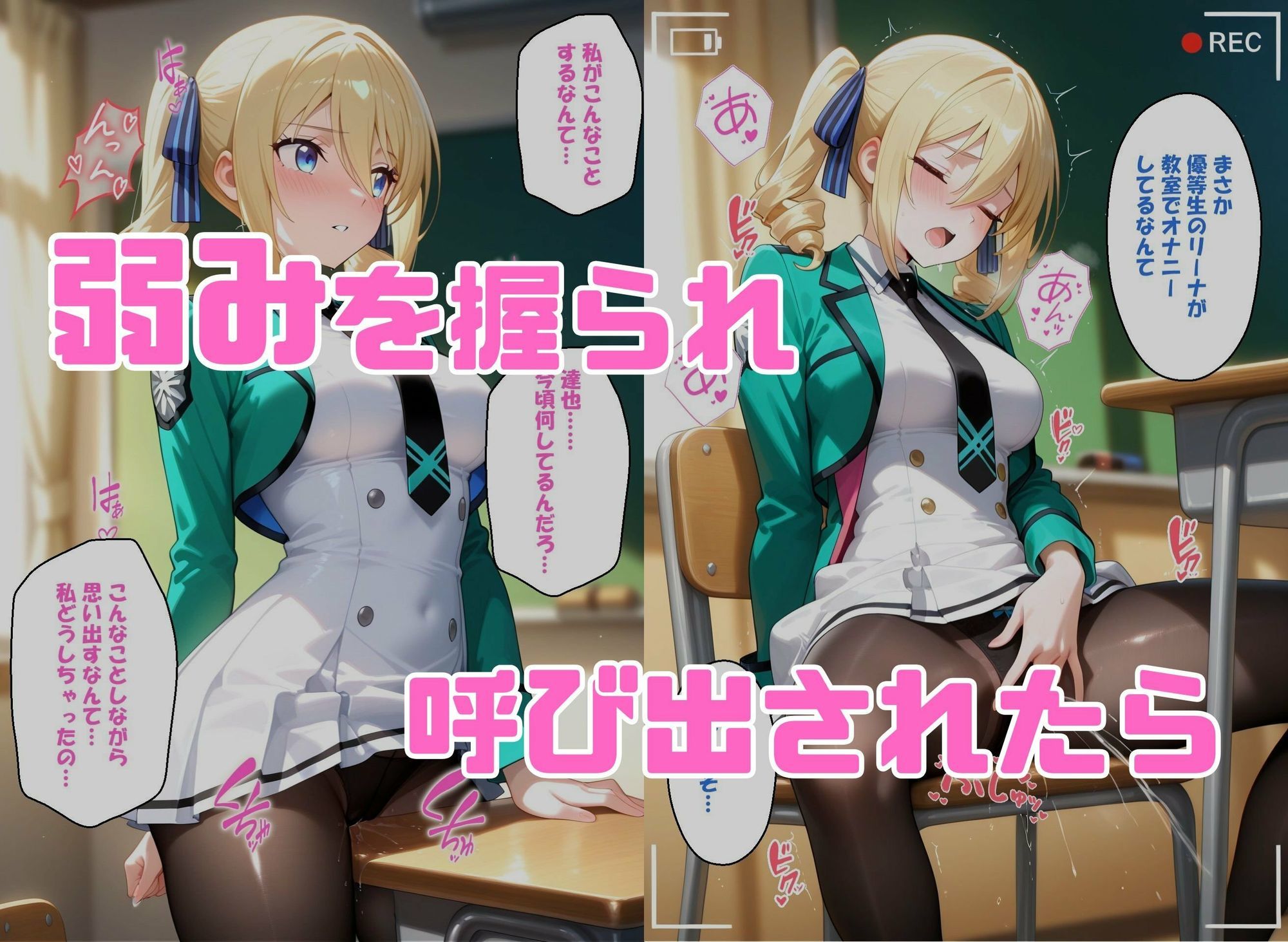 寝取られ女子 弱みをネタに支配された アンジェ〇ーナ=クドウ=シールズ 1枚目