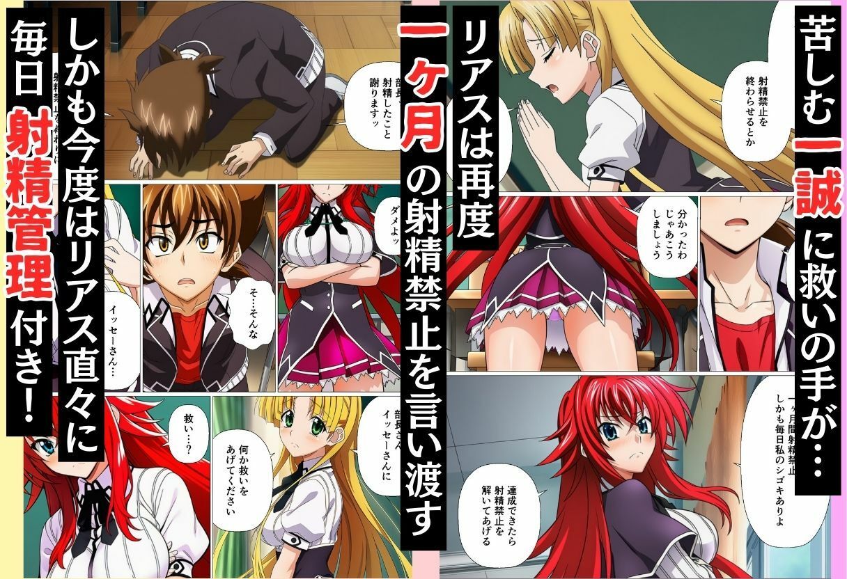もしリアスたちがイッセーの射精管理したら【ハ◯スクールD×D編】 8枚目