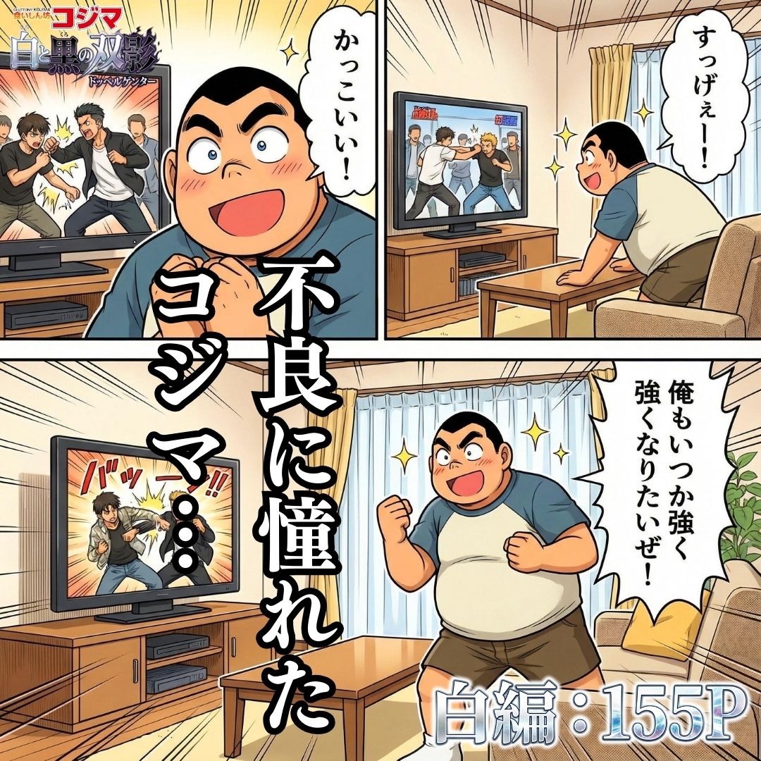 食いしん坊コジマ 白と黒のドッペルゲンター 1枚目