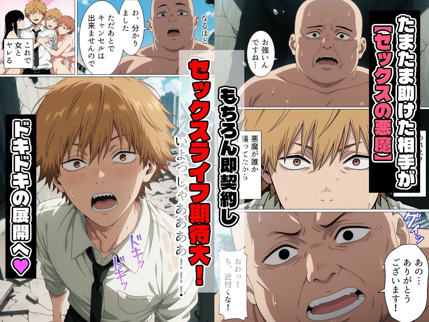 セックスの悪魔と契約した男子○校生の性欲 1枚目