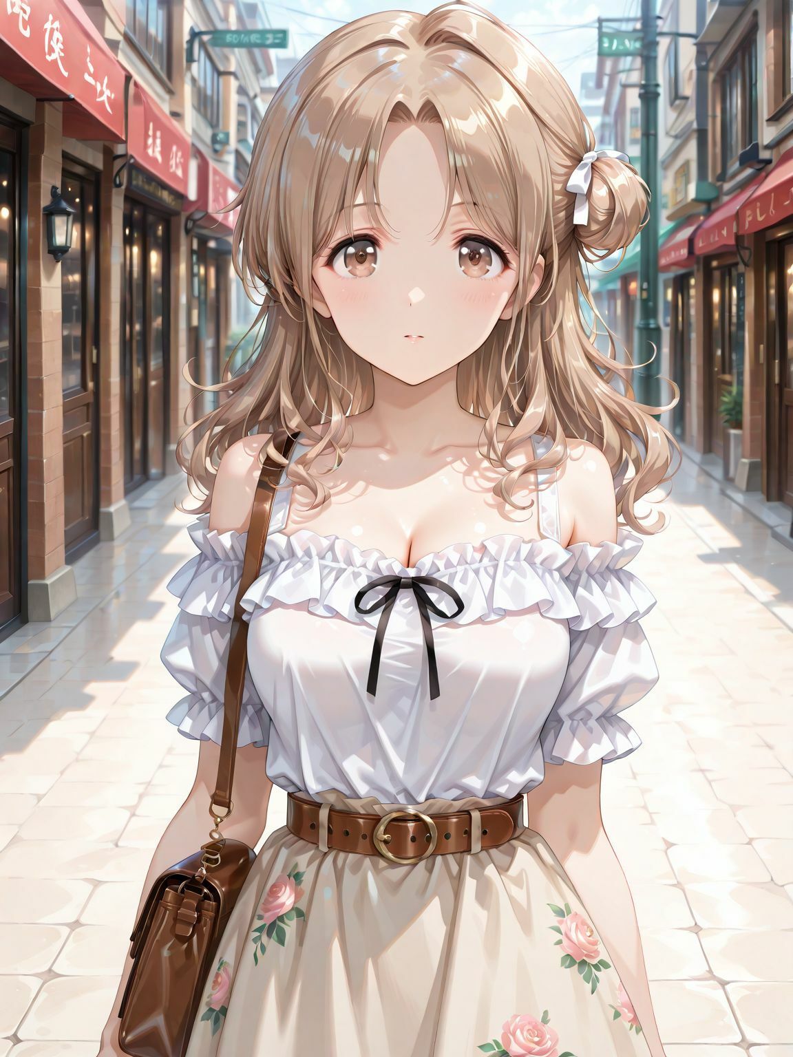 市川〇菜の痴●電車 1枚目