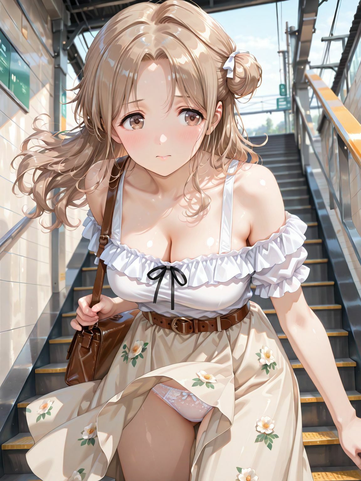 市川〇菜の痴●電車 2枚目