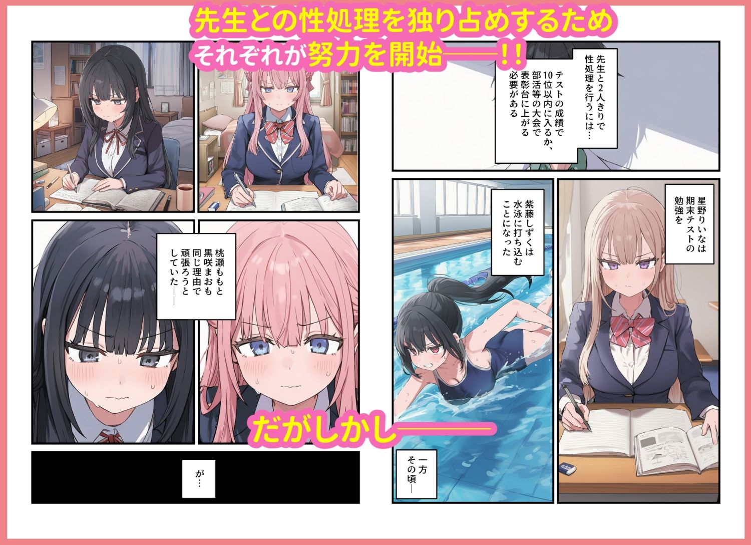 貞操逆転した世界で ある女子校の性処理係になった件3 8枚目