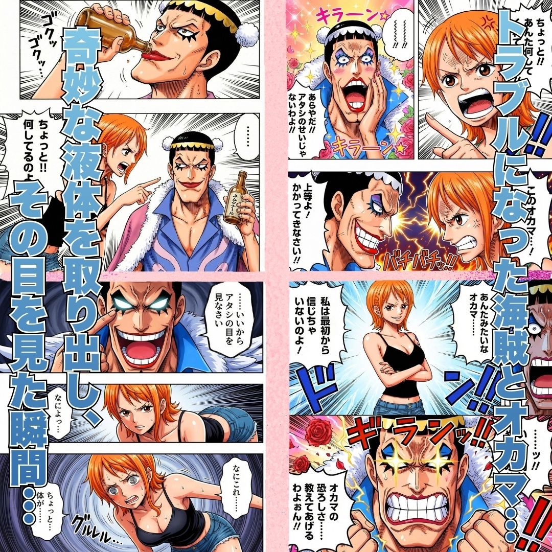 オカマ憑依 悪いポコチンにはおしおきよ〜ん 泥棒猫編 1枚目