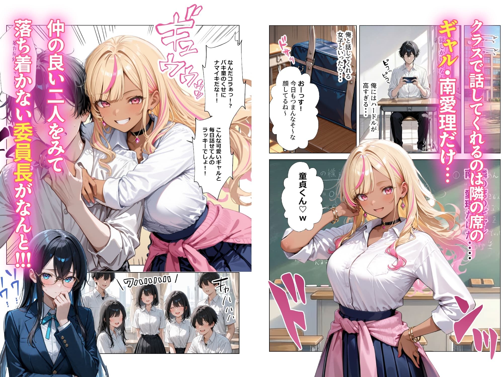 清楚彼女がいるのにギャルとの予行練習（生本番）がやめられない話【ぬるぬるエロアニメ動画同梱】 2枚目