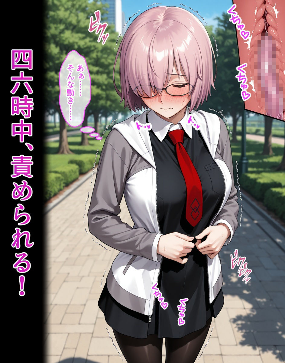 マ〇ュ・キリエ〇イト【イけばイくほど、成長する触手パンツ＆プラグとの一週間】 3枚目